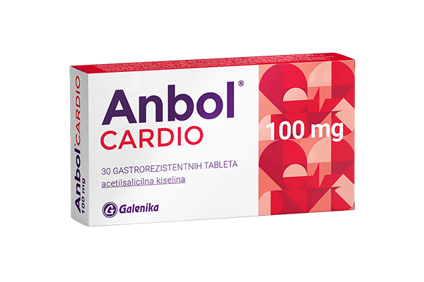 Anbol® CARDIO, 100 mg, gastrorezistentne tablete